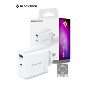 BlackTech USB-C USB-A 67W PD QC Gan Charger with Smart IC